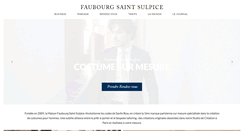 Desktop Screenshot of faubourgsaintsulpice.fr
